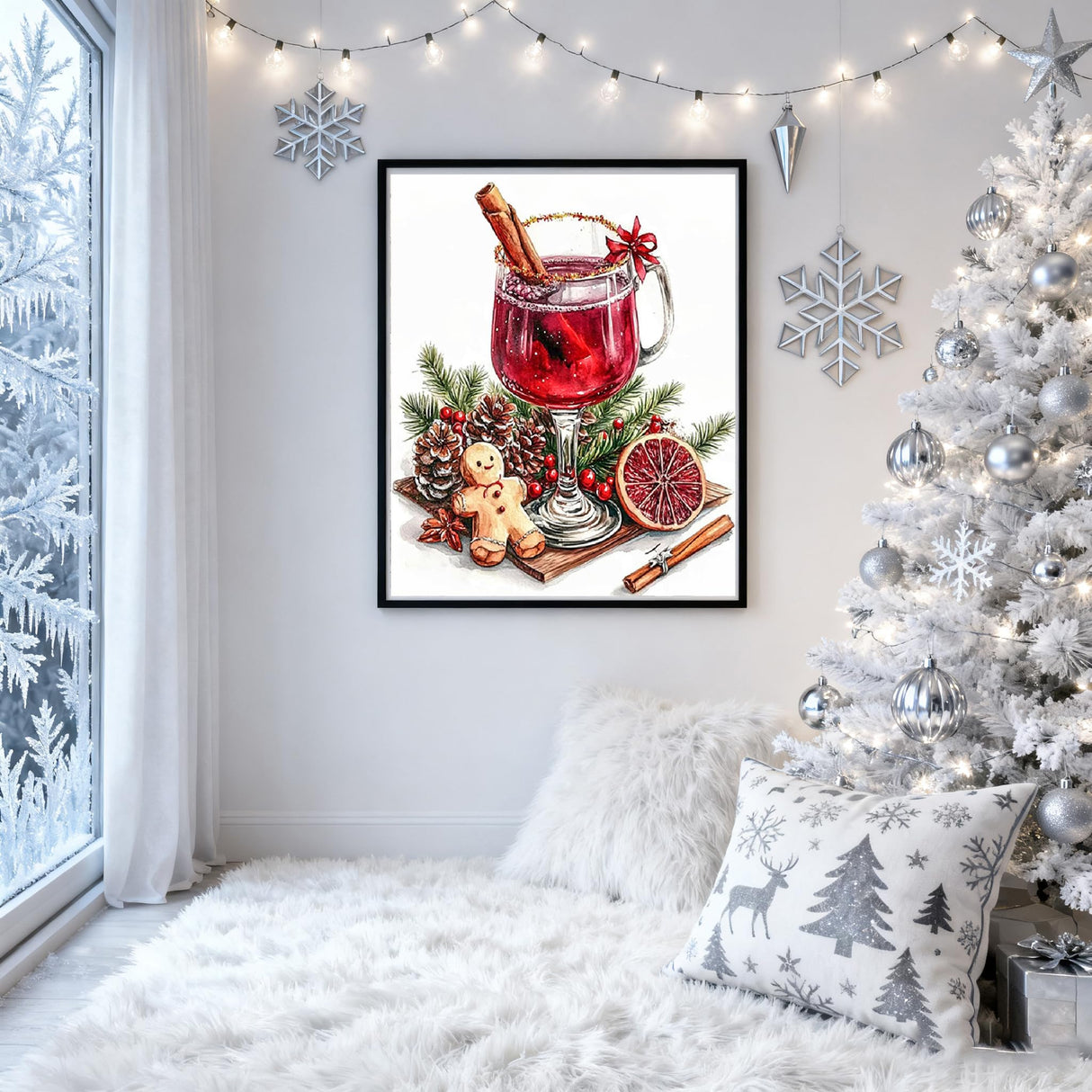 VIGEGU Christma 5D Diamond Painting Kits for Adults,Wine Diamond Art kit for Beginners,DIY Full Round Drill Diamond Dots with Gem Art Crafts for Home Wall Decor 12 x16 Inch VIGEGU