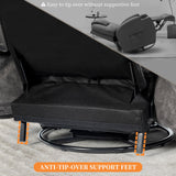 HOMYEDAMIC Recliner Chair Rocker Modern Ergonomic Lounge 360 Degree Swivel Single Sofa Seat Living Room Lounge Recliners on Clearance Foam Filling HOMYEDAMIC