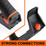 JORGENSEN Wood Plane, Professional Surform Plane, Zinc Alloy Die Casting Body, 65MN Sharp Blade, Wood Shaver Tool for Woodworking Rasp - Ergonomic Soft Grip Handle Jorgensen