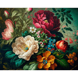 Arttoplus Flower Paint by Numbers Kit for Adults Canvas-Flower Adult Paint by Numbers for Adults,Flowers Painting by Numbers for Adult for Gift Home Wall Decor(16x20inch) Arttoplus