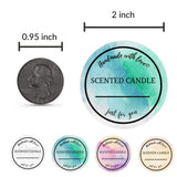 Mobiusea Creation Candle Label Roll | 2 Inch Waterproof Labels for Candle Making Supplies, Tins, Jars, Boxes Packaging Mobiusea Creation