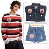 Framendino, 10 Pack Sublimation Patch Round Blank Iron on Patches Leather Hat Patches for Hat Shirt Jeans Framendino