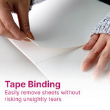 Strathmore 300 Series Mixed Media Paper Pad, Tape Binding, 36 Sheets, White, 4x6 inch, 1 Count Strathmore