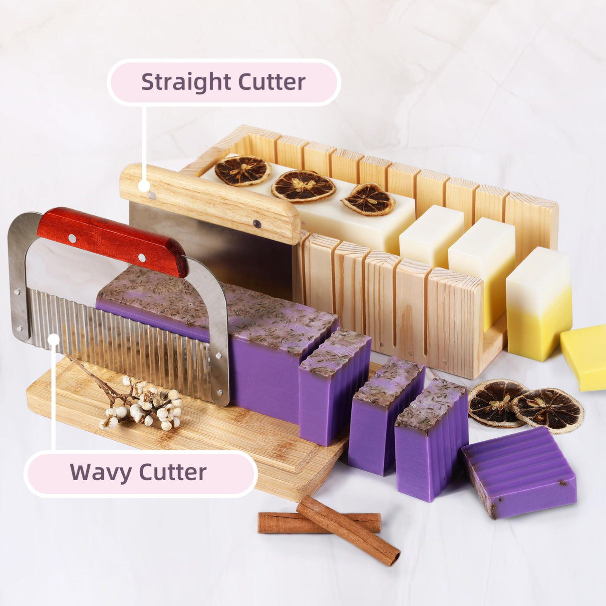 Yosamio Deluxe Soap Making Kit with Custom Stamp & Melter – 40+ PCS DIY Set for Adults & Kids – Includes Shea Butter & Clear Bases, Essential Oils, Molds, Dyes, Tools & Pot – Great Gift for Beginners Yosamio