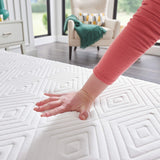 Sealy 8" Firm Adaptive Memory Foam Mattress with CopperChill Technology, Cooling Memory Foam Mattress for Pressure Relief, Twin, White SEALY