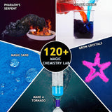 Greek Science My First Chemistry Science Kit with 120+ Experiments for Kids Age 8-10-12-14, Christmas Birthday Gifts for Boys Girls, Chemistry Set STEM Educational Learning Projects Scientist Toys Greek Science