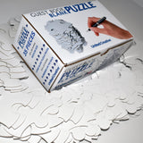 Blank Puzzle 23x16 inches, 35 Pieces - Ideal for Wedding Birthday Party and Special Events, DIY Painting, Art and Craft Projects, Guest Book Alternative UNITED CREATIVE