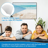 Fullhawl 24 Sheets Puzzle with 1 Pcs Plastic Scraper Puzzle Accessories Preserve 4 x 1000 Jigsaw Puzzles Fullhawl