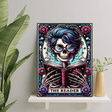 Axquilon Tarot Diamond Art Kits for Adults - The Reader Diamond Painting Kits for Adults Beginner, DIY 5D Full Drill Gem Art for Home Wall Decor 12x16 inch Axquilon