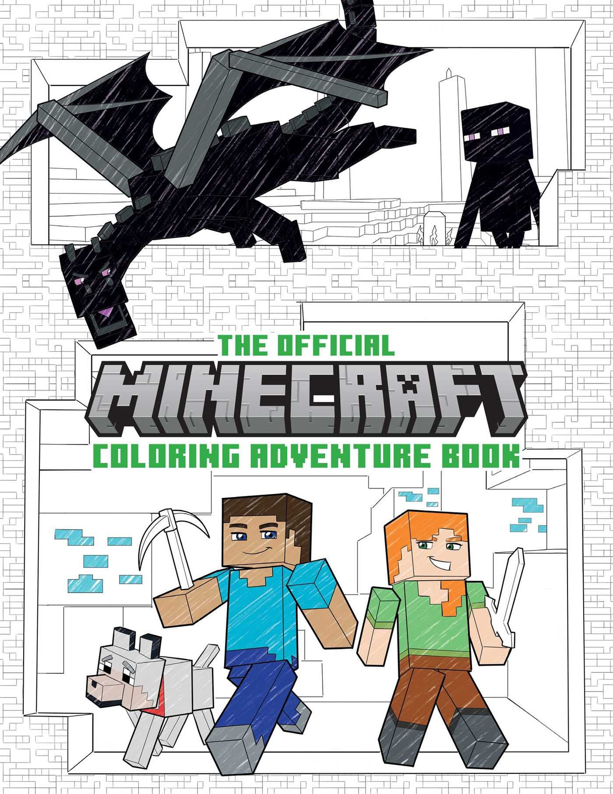 The Official Minecraft Coloring Adventures Book: Create, Explore, Color!: For Young Artists and Kids 5-10 (Gaming) Insight Editions