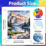 xcemhil Paint by Numbers Kit for Adults Landscape, Paint by Number Moutain, Lake Paint by Numbers Kit for Adults Beginner for Gift and Home Wall Decor 16x20 Inch xcemhil