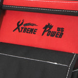 XtremepowerUS 18" Rolling Tool Bag Organizer Adjustable Telescoping Handle Wide Storage Organizer Tool Box with Wheels, Red/Black XtremepowerUS
