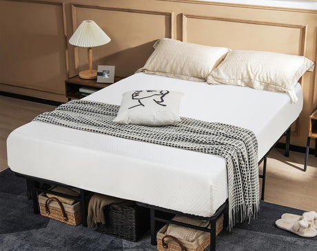 8 inch Queen Size Mattress with Cover, Cooling Gel Memory Foam Queen Mattress for a Cool Sleep & Pressure Relief, Medium Firm Mattress Pad Queen Mattresses, Bed in a Box, CertiPUR-US Certified Capacmkseh