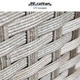 HOOOWOOO Outdoor Patio Sectional Furniture Sofa Set with Widened Armrest,12 Piece Large Modern Wicker Couch,Modular L Shaped Conversation Seating Set with Table for Out Door Garden Corner(Navy Blue) HOOOWOOO