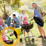 Xuhal 12 Pcs Digital Meat Thermometer with Probe Waterproof Instant Read Foldable Food Thermometer with Magnet for Kitchen Grilling Cooking Turkey Baking BBQ(Black, Red) Xuhal