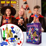 PATIFEED Kids Magic Kit, Magic Set with Instructions for Each Trick to Perform, Magic Toys for Kids Ages 6 7 8 9 10 11 12 Year Old PATIFEED