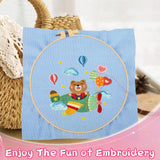 12 Sheets 12 Colors Embroidery Fabric, Pre-Cut Natural Cotton Embroidery Cloth Fabric, Embroidery Cloth Squares for Embroidery Garment Craft (5.9×5.9Inch) Nitelemn