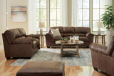 Signature Design by Ashley Bladen Faux Leather Loveseat, Brown Signature Design by Ashley