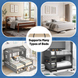 Greaton, Foldable Box Spring, Bunkie Board & Bed-Support Slats to Minimize height, Good for DayBed, TrundleBed, Bunkbed & Platform-Bed Frame, Easy Set Up, Bed Board for Under Mattress Support, 66 x 30 Greaton