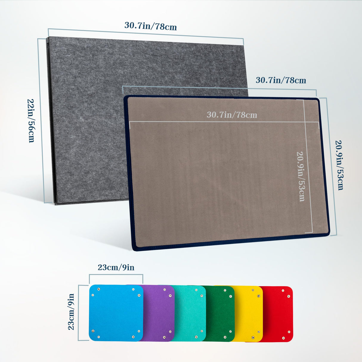 Becko US 1000 Piece Tilting Puzzle Board with 6 Trays & Cover, Adjustable Puzzle Table with Stand/Easel, Portable & Lightweight Mat for Puzzle Storage, for 1000 Pieces Jigsaw Puzzles (Gray) Becko US