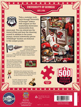 MasterPieces Game Day 500 Piece Jigsaw Puzzle for Adults - NCAA Georgia Bulldogs Locker Room - 15"x21" Masterpieces