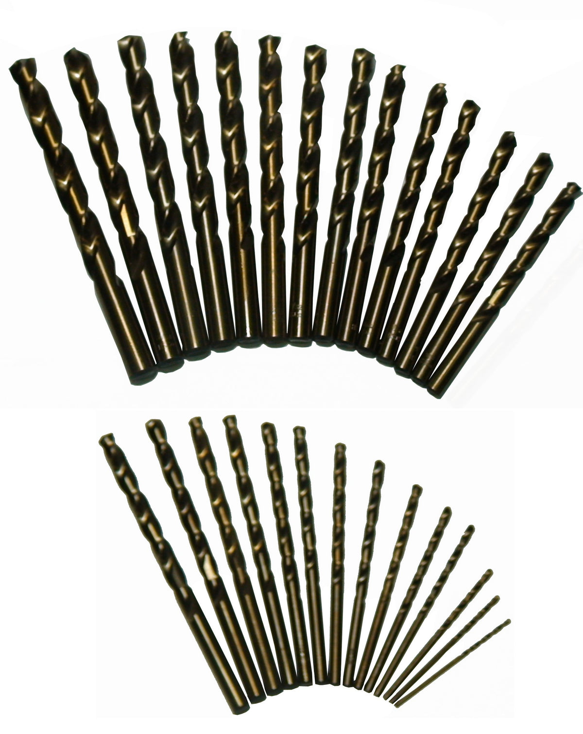Drill America - D/A29J-CO-PC 29 Piece M42 Cobalt Drill Bit Set in Round Case (1/16" - 1/2" X 64ths), D/ACO Series Drill America