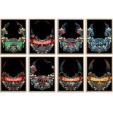 Gearock 8 Pack Horror Diamond Painting Kits, Halloween Diamond Art Kits for Adults, 5D Diamond Art Painting Kits for Room Bedroom Living Room Bathroom Decor, Christmas Gifts, 12x16 Inch Gearock