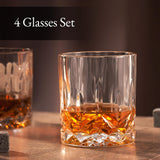 Luxury Gift For Men – Whiskey Decanter Set For Beloved Husband Or Dad Birthday Gift – 4 Whiskey Glasses And Decanter Set Is a Great Gift Idea for Whisky, Bourbon, or Scotch lovers Hydro Gizmos