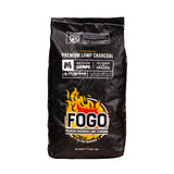 FOGO Premium Oak Restaurant Grade All-Natural Hardwood Medium and Small Sized Lump Charcoal for Grilling and Smoking, 17.6 Pound Bag FOGO