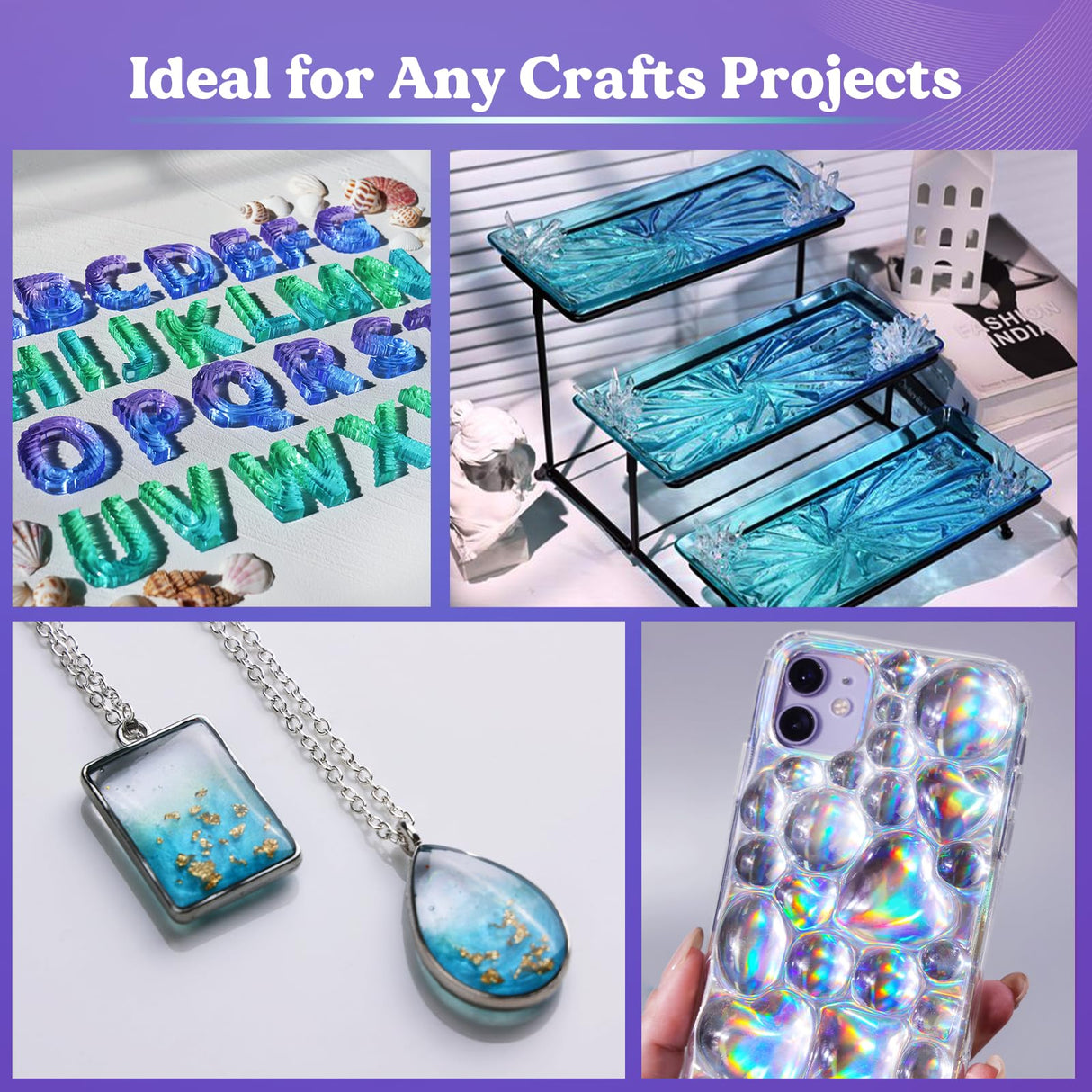 Bundle Set of LET'S RESIN 72oz Fast Cure Epoxy Resin and 30CC Gallon Pump Dispenser LET'S RESIN