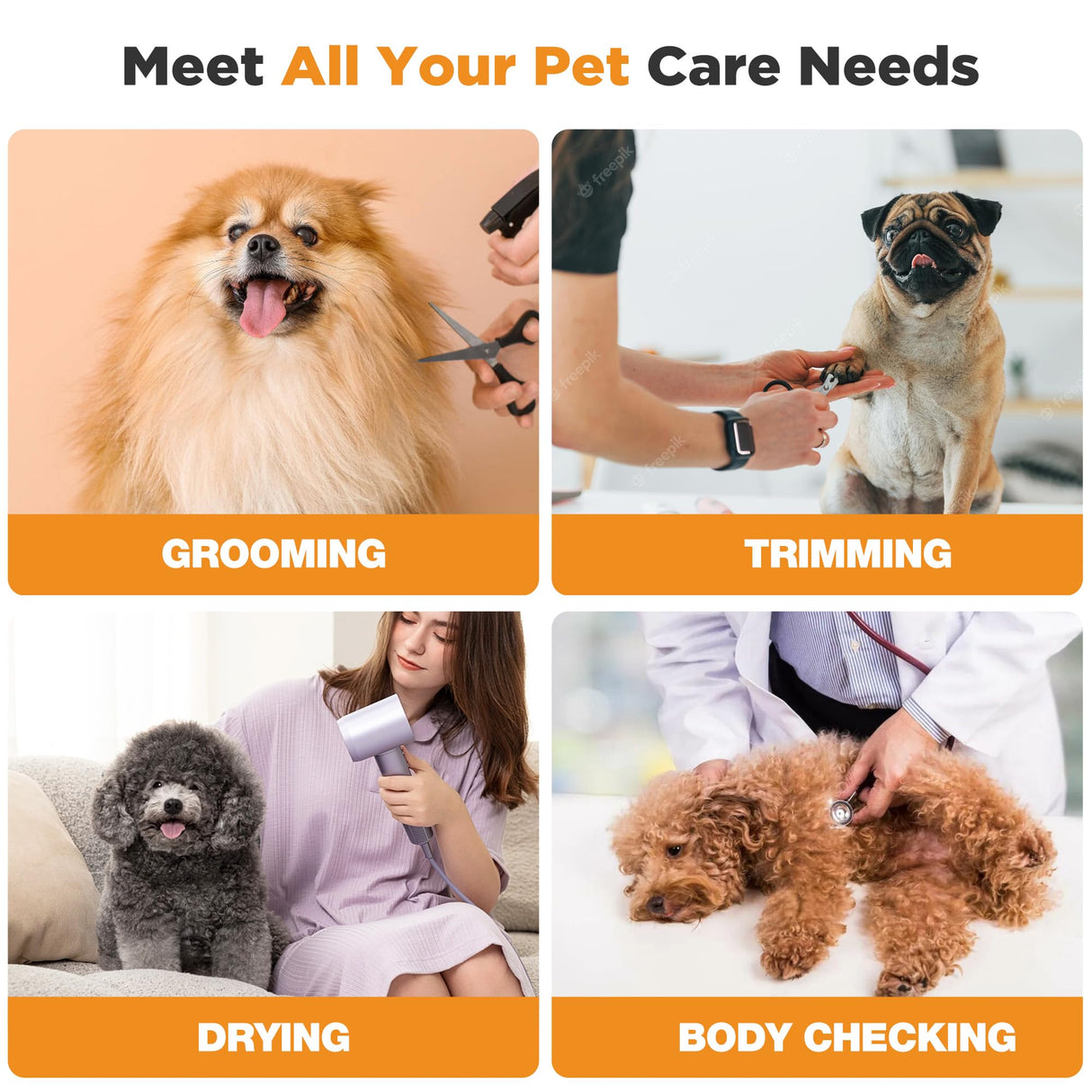 JFHID Professional Electric Lift Dog Grooming Table, Portable Height Adjustable Pet Grooming Station with Foldable Arm, Tool Organizer and Wired Remote, for Small Dog at Home, Black JFHID