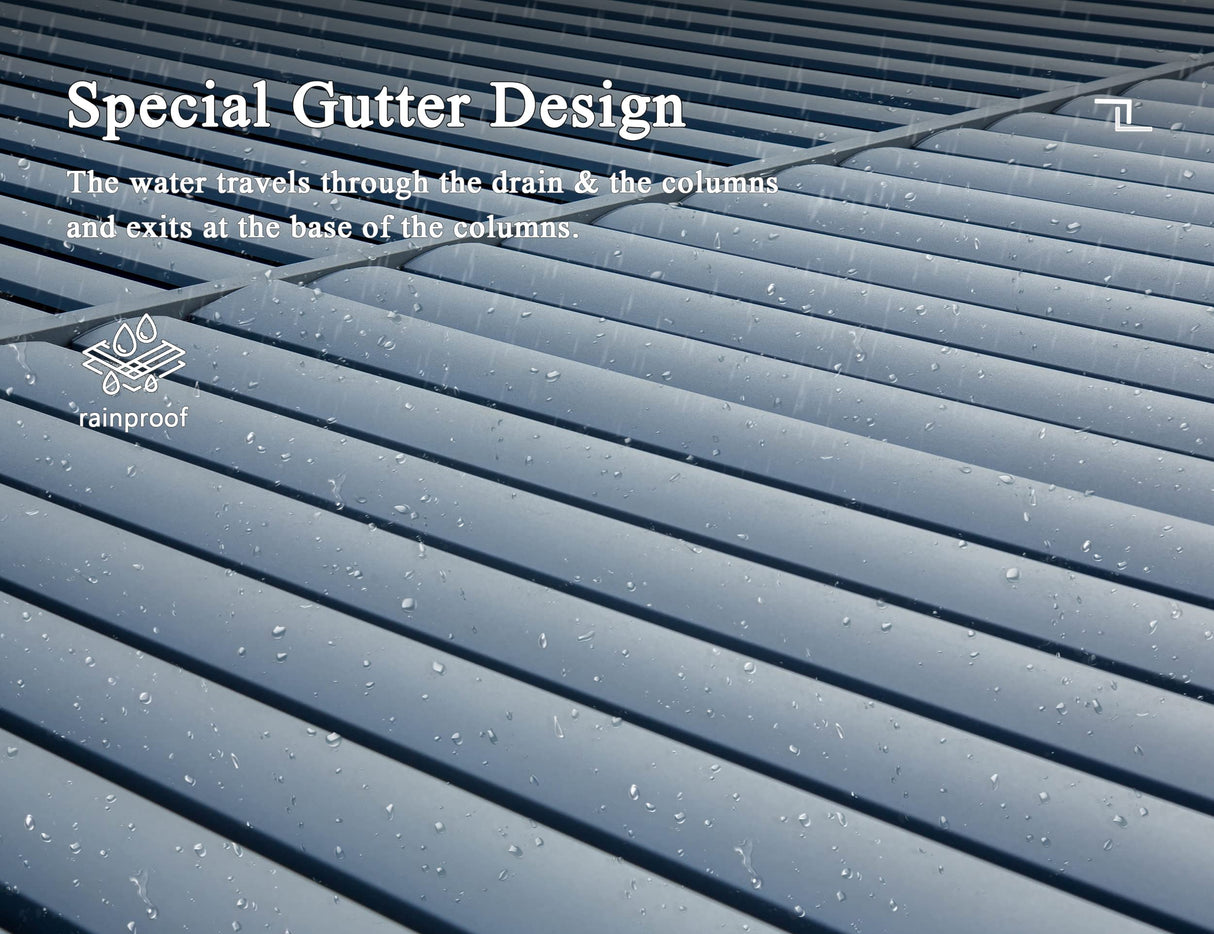 Domi Outdoor Louvered Pergola 12'x16' with Adjustable Aluminum Roof,Grill Gazebo for Patios,Aluminum Frame with Curtains and Mesh for Garden,Patio,Backyard domi outdoor living