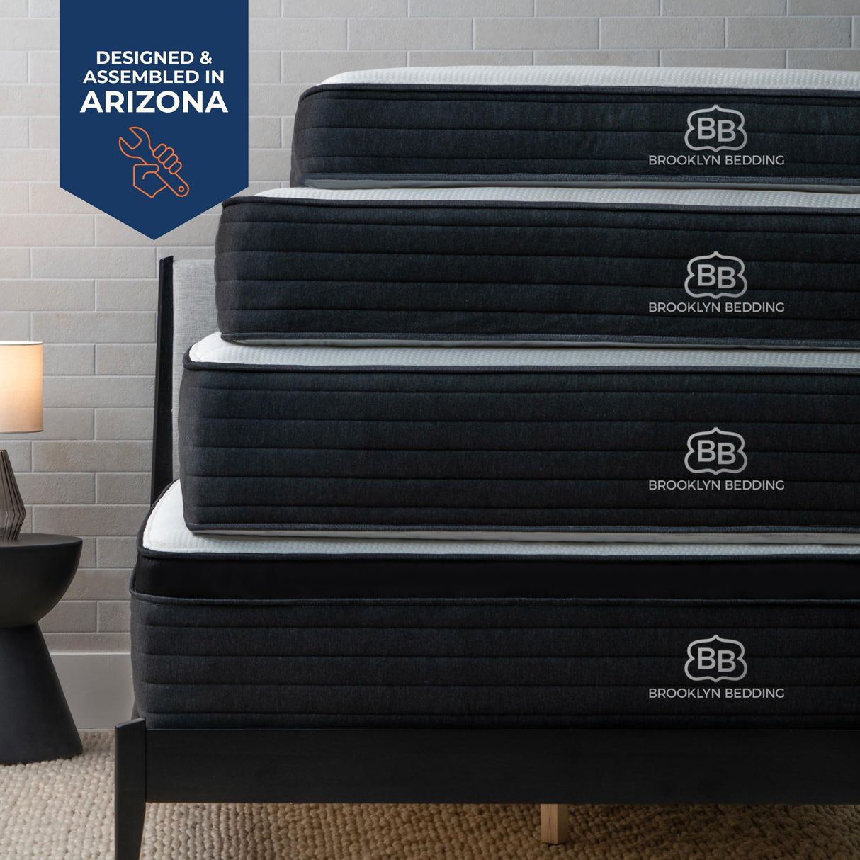 Brooklyn Bedding Select 14" Gel Memory Foam Hybrid Mattress, Twin Brooklyn Bedding