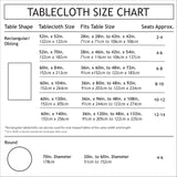 Benson Mills Merry Ribbons Engineered Printed Jacquard Fabric Christmas Table Cloth, for Christmas, Winter, and Holiday Tablecloth (60" x 120" Rectangular, Merry Ribbons) Benson Mills