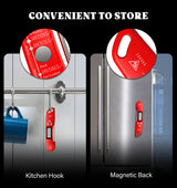 DOQAUS Digital Meat Thermometer, Instant Read Food Thermometers for Cooking, Kitchen Probe with Backlit & Reversible Display, Wide Temperature Range for Turkey, Grill, BBQ, Baking, Bread, Sourdough DOQAUS