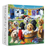 PICKFORU Dog Puzzles for Adults 1000 Pieces, Funny Animals Jigsaw Puzzles Golden Retriever, Difficult Puppy Puzzle as Wall Decor PICKFORU