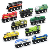 SainSmart Jr. Wooden Train Set Accessories, Magnetic Toy Car Set (10 PCS), Compatible with All Major Brands, Gift for Toddlers, Boys, and Girls Aged 3+ SainSmart Jr.