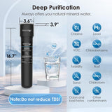 Waterdrop 15UA Under Sink Water Filter System, Reduces Lead, Chlorine, Bad Taste & Odor, Under Counter Water Filter Direct Connect to Kitchen Faucet, NSF/ANSI 42 Certified, 16000 Gallons, USA Tech Waterdrop