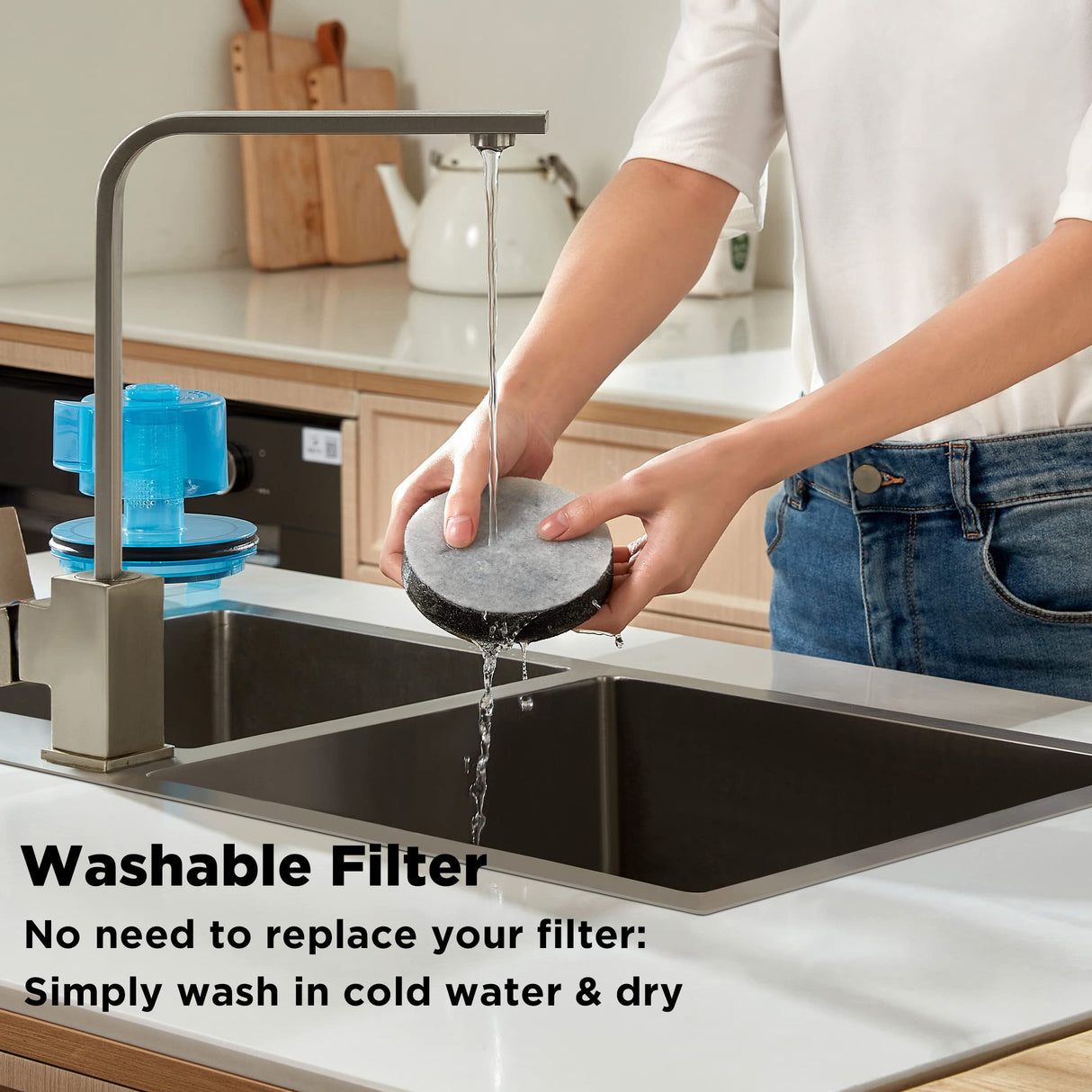 Eureka NEU10AE5 Powerful Bagless Upright Vacuum Cleaner Carpet and Floor, AirSpeed Ultra-Lightweight Vacuum Cleaner, w/ Replacement Filter, Blue Eureka