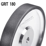NAGU Compass CBN Grinding Wheels 8"x1-1/4"x5/8" GRIT 180 for Sharpening High Speed Steel of Woodturning Tools NAGU
