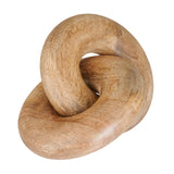 Eximious India 2 Knot Coffee Table Decor Home Decor Console Table Decor Items Book Shelf Decor Accents Living Room Wood Knot Decor Chain Link Decor (Natural Wood) Eximious India