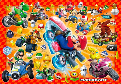 Otaku Apollo 85 Piece Picture Puzzle Mario Kart 8 26-625 ＆ 75 Piece Kids Puzzle Step 3 Super Mario Kart with a Post Card and Thank You Sticker