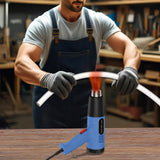Heat Gun 1300W Fast Heating for Vinyl Wrap, Crafting, Shrink Tubing, Paint, Epoxy Resin, Candle Making Variable, Adjustable Temperature, Overload Protection Hot Air Gun Kit Nozzles, Scraper（JFHG1000） JFTOOIS