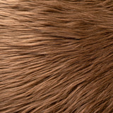 Qidkeo Faux Fur Fabric for Crafts, Gnomes, Animal Costumes, Cushions, Decorations Brown 10x10in Qidkeo