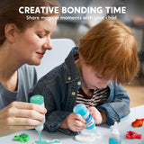 Klever Kits Water Gel Kit, Magic Fairy Water Gel Toy Kit with 10 Gels, 12 Molds, Preserving Bottle for Presents, Party Favors, Birthday Gifts, Arts & Crafts DIY STEM Kits for Kids Klever Kits