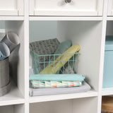 Sauder Craft Pro Series Work Table/ pantry cabinets, White finish Sauder