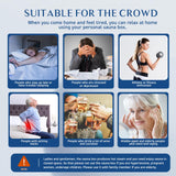 TATDOL Portable Home Steam Sauna Box, Full Size Personal Thicken 600D Sauna Tent Kit for Spa, Indoor Sauna Relaxation with 2.6L & 1000 Watt Steam Generator, Remote Control, Chair, Mat, Foot Rest TATDOL