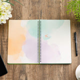 SIIXU Spiral Journals for Women, Hardcover Notebook, Colorful Blank, Large, 128 Pages, B5, 6.8”x9.8, Summer SIIXU