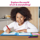 Skillmatics Storybook Art Kit - Create Fairytale Stories, DIY Craft & Writing Kit with 300+ Stickers, Scrapbooking & Journal Activity, Gifts for Kids Ages 5, 6, 7, 8, 9, 10 Skillmatics