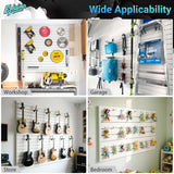 Ezlaino Slatwall Panel 4FT x 4FT, PVC Slat Wall Storage System, Waterproof, Durable& Easy to Install, Compatible with Most Hooks, Ideal for Garage Storage & Home Decoration, White Ezlaino